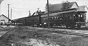 Mississippi Central Railroad Passenger Train, Sumrall, Mississippi (circa early 1900s)