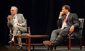 Neil deGrasse Tyson and Richard Dawkins at Howard University (2) - September 28, 2010