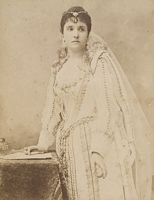 Nellie Melba, 1888, by Nadar