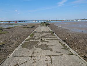 Path on Queenborough Beach
