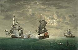 The Capture of the Foudroyant by HMS Monmouth
