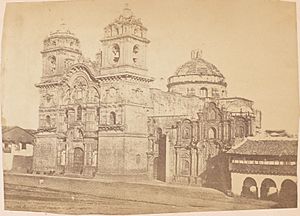 Church of la Compañía de Jesús, 1868, Cusco, Peru (cropped)