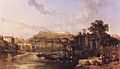 David Roberts - Rome, View on the Tiber Looking Towards Mounts Palatine and Aventine
