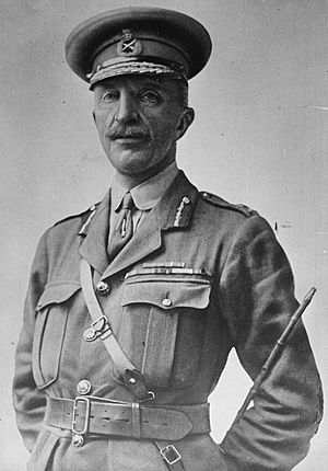 Henry Hughes Wilson, British general, photo portrait standing in uniform