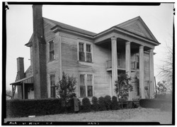 Morriss-Holmes House, taken in 1937 as part of the Historic American Buildings Survey
