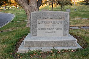 L. Frank Baum grave at Forest Lawn Cemetery in Glendale, California