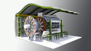 Large hadron collider's atlas detector