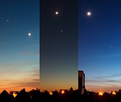 Moon and Venus conjunctions