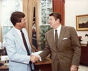 Ronald Reagan and Trent Lott