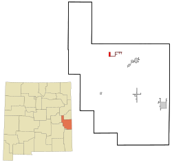 Location of Floyd, New Mexico