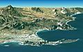 Satellite image of Cape peninsula