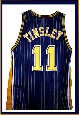 Tinsley pacers jersey