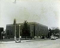 US Post Office Visalia Acequia View circa 1940s-1950s