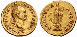 Vespasian aureus Fortuna