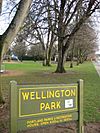 Wellington Park sign