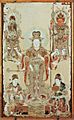 Benzaiten Surrounded by the Goddesses Kariteimo and Kenrochijin and Two Divine Generals, from Kichijoten shrine, c. 1212