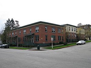 Brick Apartment Building in Tacoma's Hilltop Neighborhood