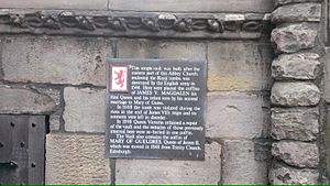Burial Site of James V, Mary of Guelders and other Royals at Holyrood Abbey
