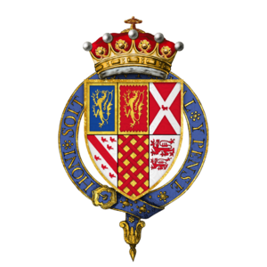 Coat of arms of Sir George Talbot, 4th Earl of Shrewsbury, KG