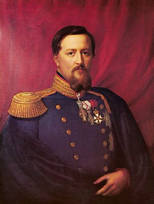 Painting depicting the 42-year-old Frederick VII