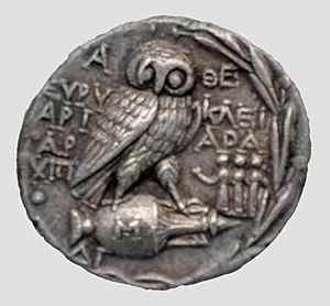 Greek coin tetradrachme panathenaic games-2