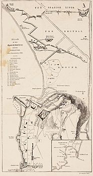 Map of Gibratar, 1782