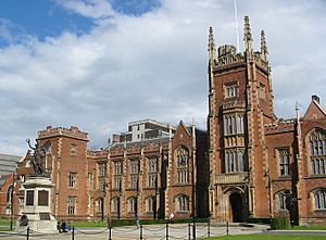 Queen's University Belfast frontage