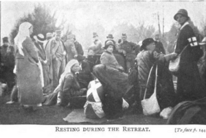 Scottish Women's Hospital - The Great Retreat (November 1915) - resting during the retreat