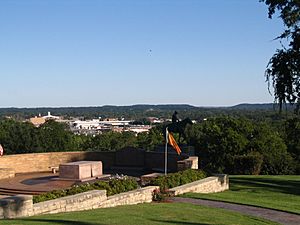 View of Claremore with Rogers Tomb