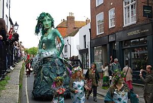 A Giant Mermaid^ Jack in the Green Festival - geograph.org.uk - 1297677