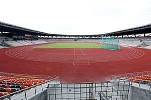 Athletic Stadium of the New Clark City sports complex (July 19, 2019)