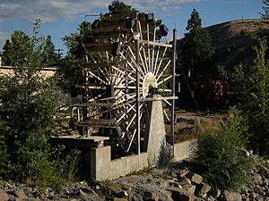 Cashmere, WA - Burbank Homestead Waterwheel
