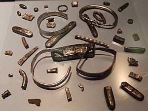Cuerdale Hoard at the Ashmolean Museum (cropped)
