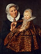 Frans Hals - Portret van Catharina Hooft en haar min