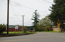 Intersection of Grahams Ferry Road and Clutter Road at Mulloy