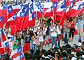 Misa por Chile - Banderas