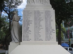 Monumento a "Defensores de Veracruz en 1914" en la ciudad de México