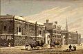 Newgate West View of Newgate by George Shepherd 1784-1862 edited