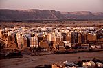 The high-rise architectures at Shibam.