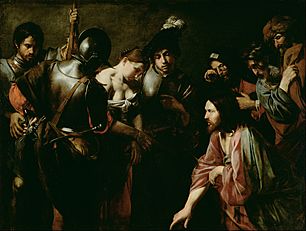 Valentin de Boulogne - Christ and the Adulteress - Google Art Project