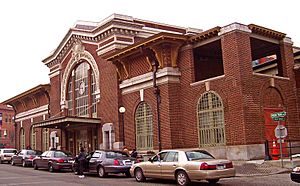 Yonkers train station front