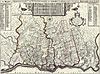 A mapp of ye improved part of Pensilvania in America, divided into countyes townships and lotts - cropped, curves.jpg
