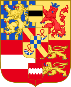 Arms of William Henry, Prince of Orange, Count of Nassau