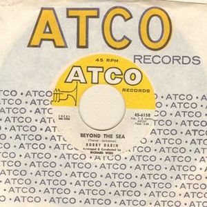 Bobby Darin, Beyond the Sea, ATCO record, A side, 1957.jpg