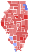 Illinois Senate Election Results by County, 2010