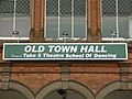 New old town hall sign