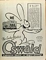 Oswald the Lucky Rabbit ad