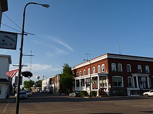 The old downtown, looking north up Central Avenue toward the Owen Company's Woodland Hotel