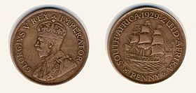 South Africa-Penny-1929