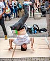 A breakdancer performing in Cologne, 2017 (2 of 2)